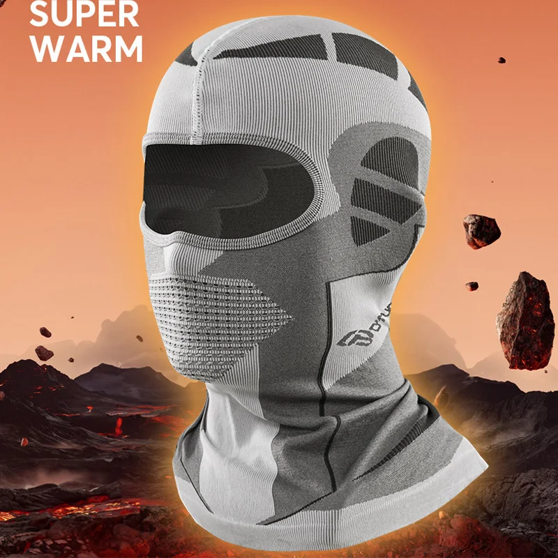 Men Women Cold-Proof Thermal Scarf Winter Ski Hat Balaclava Full Face Mask Ski Cycling Hunting Head Neck Cover Helmet Liner Cap thumbnail 3
