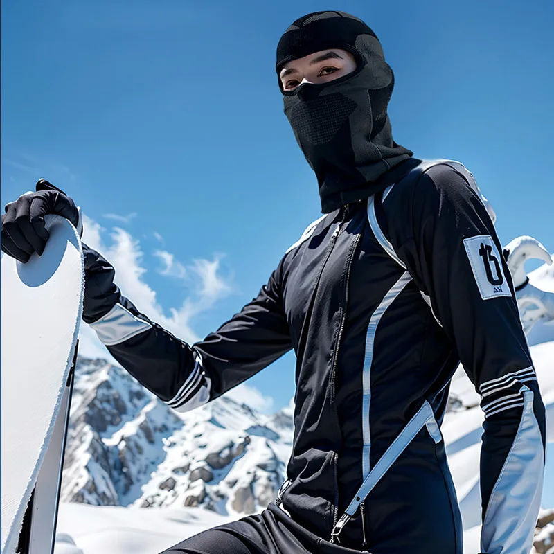 Men Women Cold-Proof Thermal Scarf Winter Ski Hat Balaclava Full Face Mask Ski Cycling Hunting Head Neck Cover Helmet Liner Cap thumbnail 5