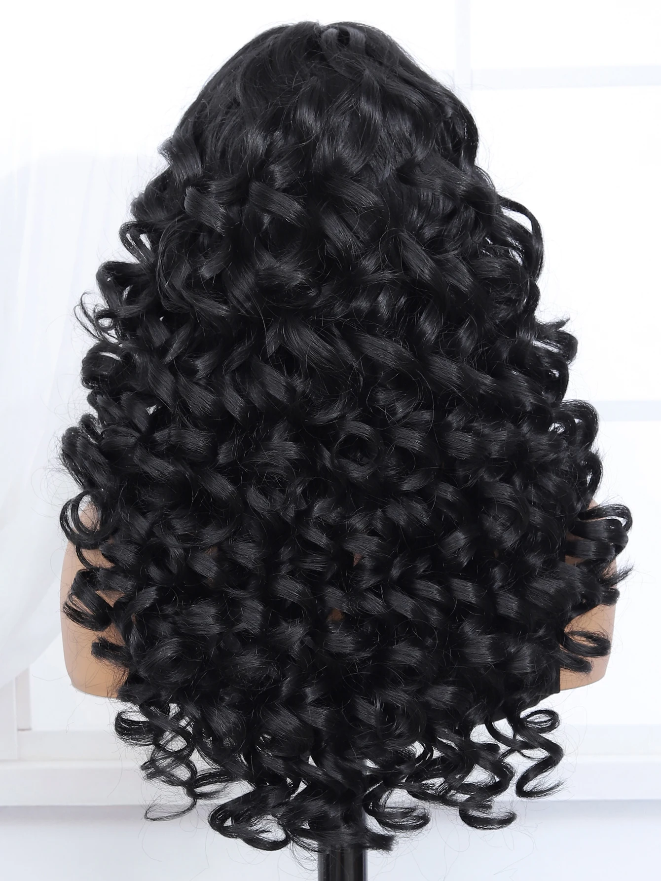 Style Icon Wig 28-Inch Lace Front Wig Synthetic Long Water Wave Wigs Pre Plucked Baby Hair Central Parting thumbnail 6