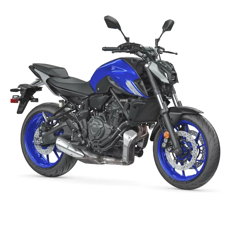 MT07 FZ07 Motorcycle Carbon Fiber Side Fuel Tank Grille Air intake Body Kit Fairing Fit For YAMAHA MT-07 2021 2022 2023 2024 thumbnail 3
