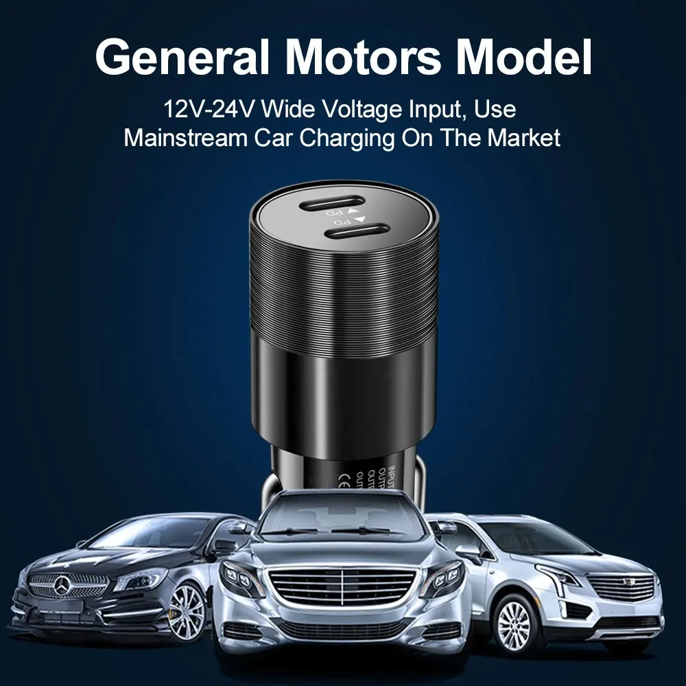 66W USB Car Charger Type C Fast Charging Phone Adapter For Xiaomi Huawei PD Phone Charger Car Adapter Socket Cigarette Lighte thumbnail 6