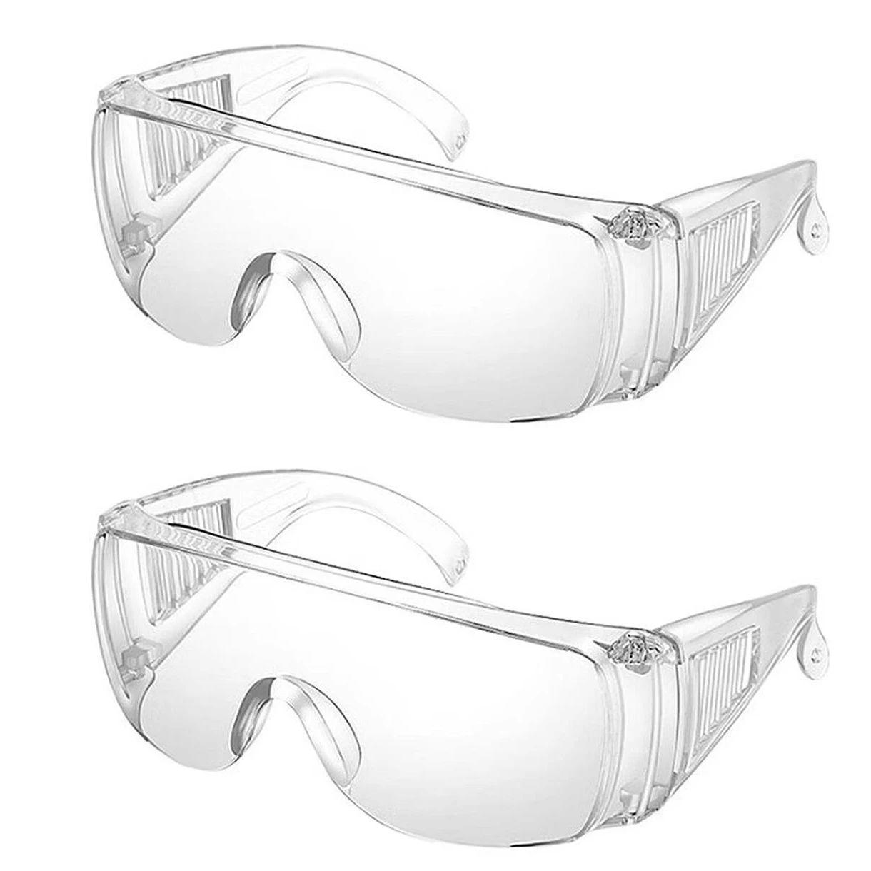 OTG Clear Safety Goggles Wrap Around ANSI Z87 Anti Fog Protective Glasses industrial Eyewear Work Construction Eye Protection