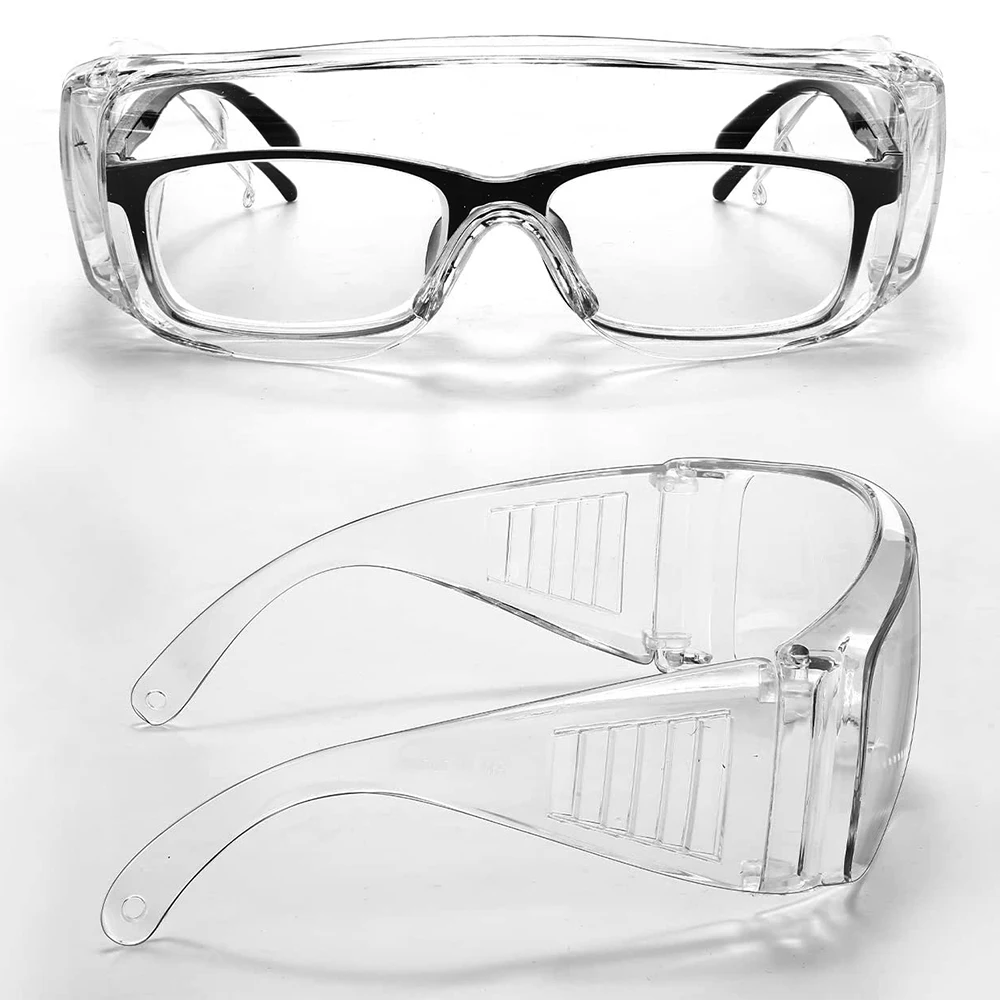 OTG Clear Safety Goggles Wrap Around ANSI Z87 Anti Fog Protective Glasses industrial Eyewear Work Construction Eye Protection thumbnail 2