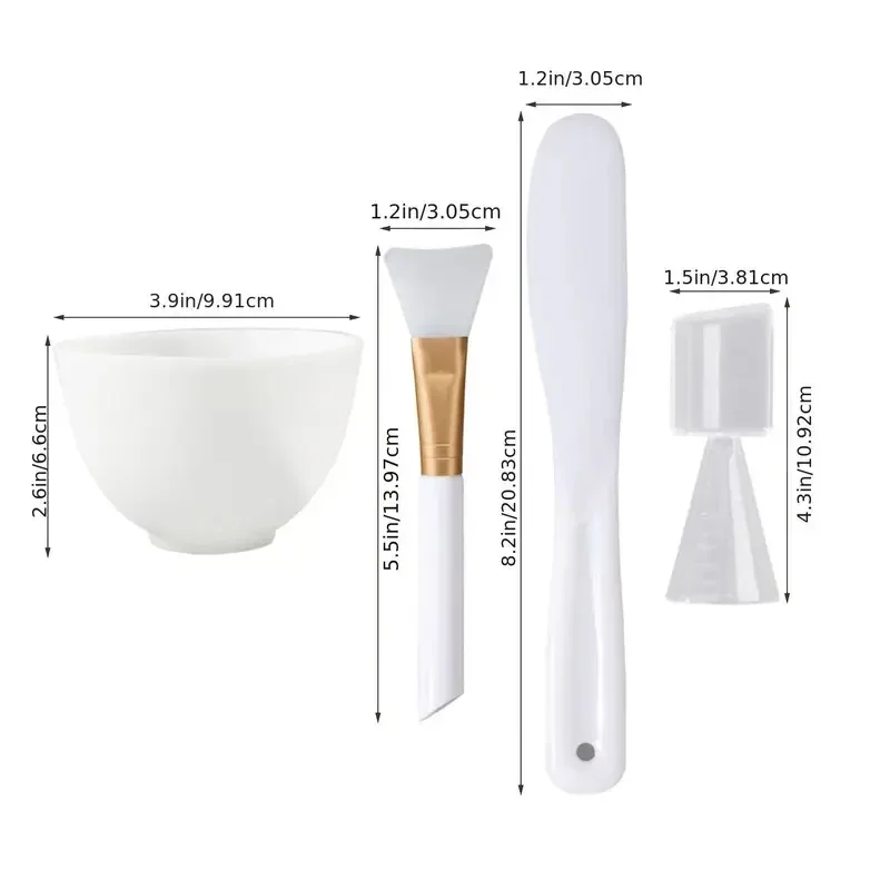 Face Skin Care Tool Set Silicone Facial Mask Brushes Beauty Salon Bowl Spoon Mask Mud Film Brush Skin Care DIY Beauty Tools thumbnail 6