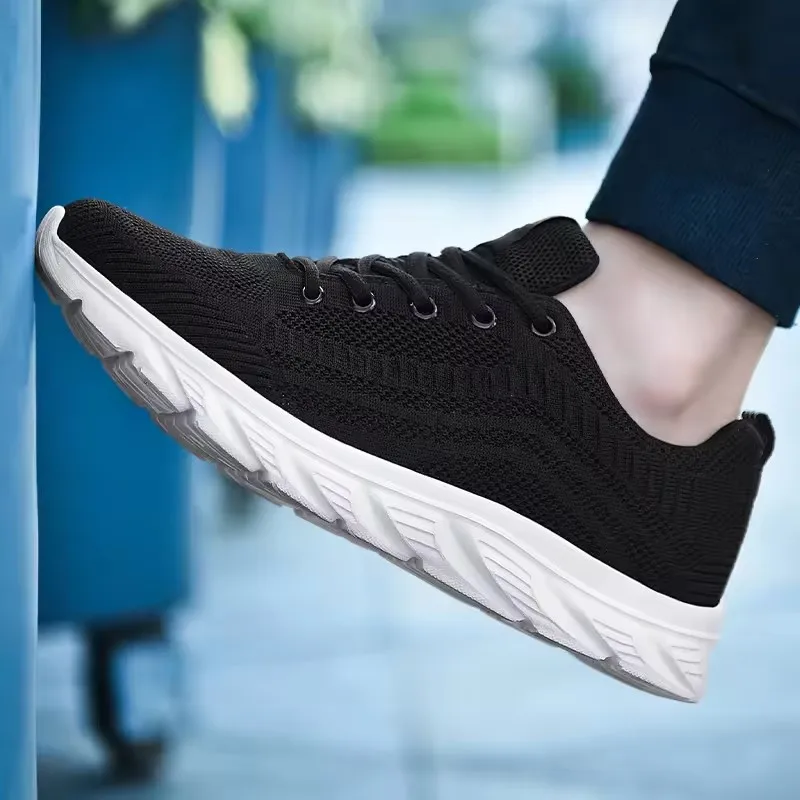 Sports Men Running Jogging Shoes Casual Sneakers Outdoor Lace Up Breathable Mesh Light Tennis Outdoor Walking Size 39-46 thumbnail 3
