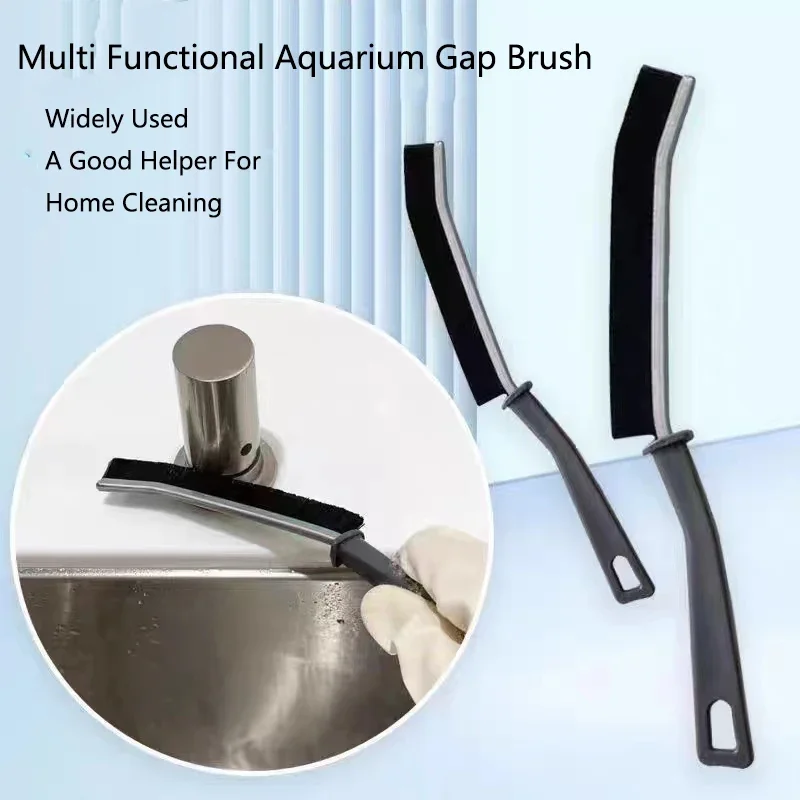 Nylon Brush Aquarium Algae Cleaning Brush Nylon Brush Aquarium Gap Cleaner Fish Tank Stain Cleaning Tools Accessories 1/2/3/4Pcs thumbnail 2