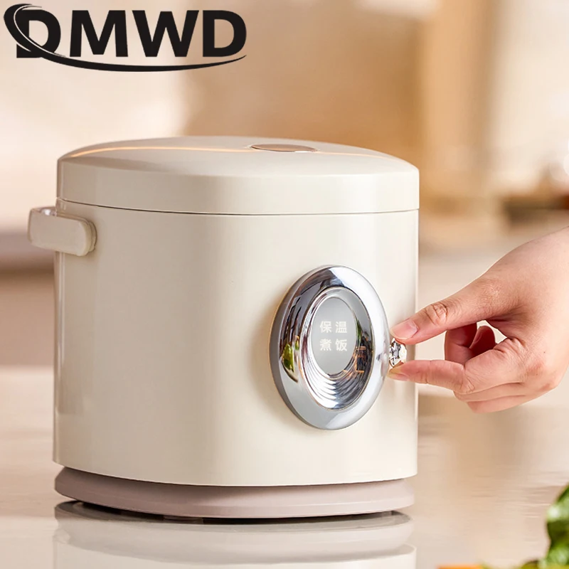 Mini Electric Rice Cooker Multifunction Soup Porridge Stew Pot 1.2L Rice Cooking Machine Non-stick Liner Hot Pot Cooking Pot thumbnail 4