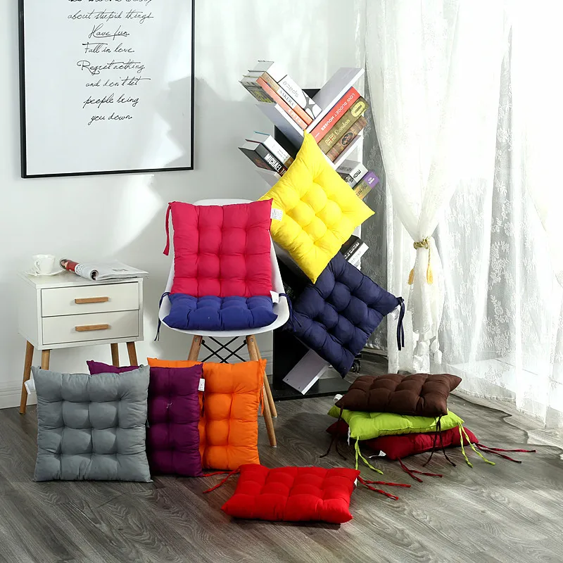 Dining Chair Cushion Home Dining Table Horseshoe Shaped Chair  Dining Seat Cushion Universal Non-slip Cushion rattan chair thumbnail 5