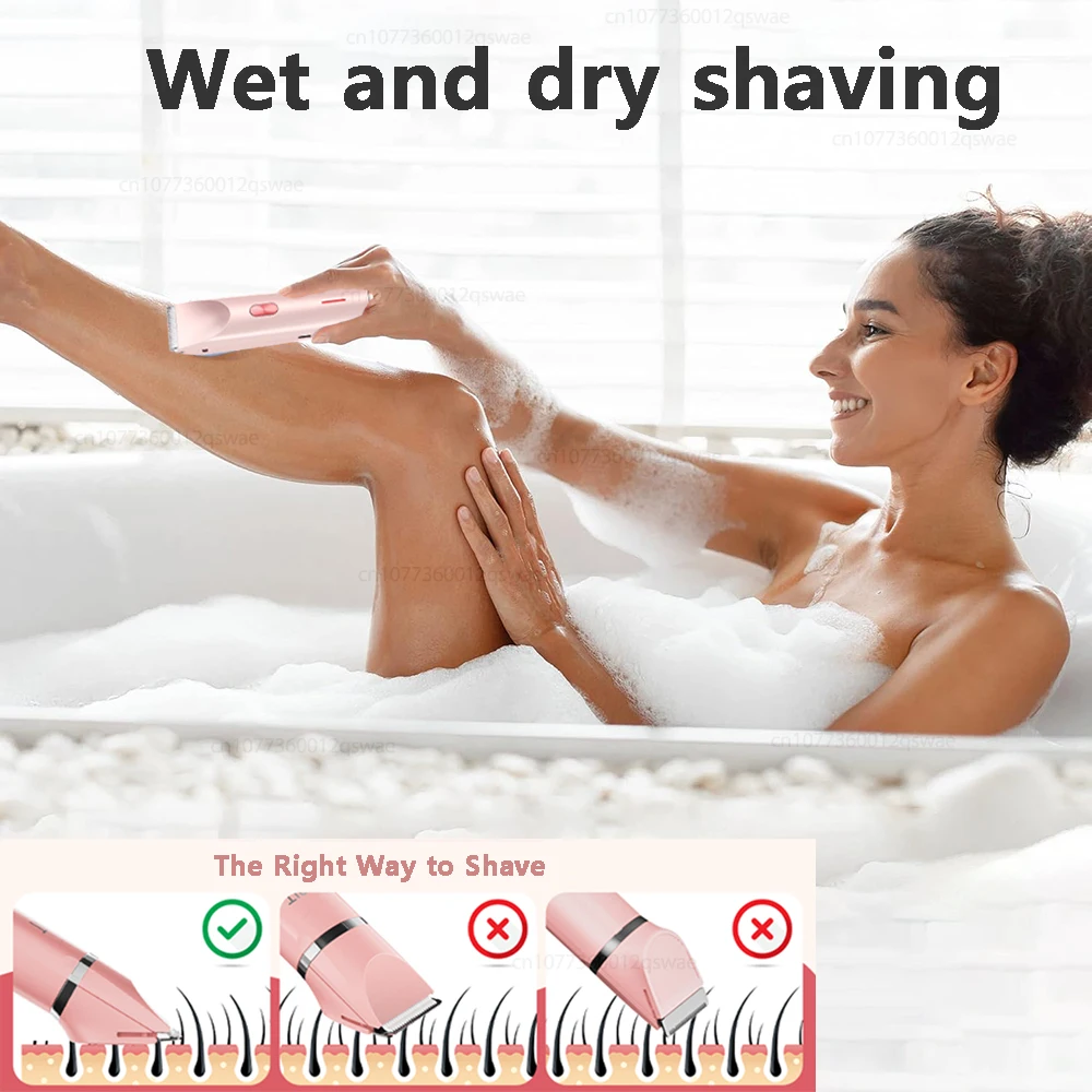 Electric Shaver for Woman Double Head Dual Purpose Female Razor Body Epilator Leg Underarm Bikini Electric Hair Remover Trimmer thumbnail 4