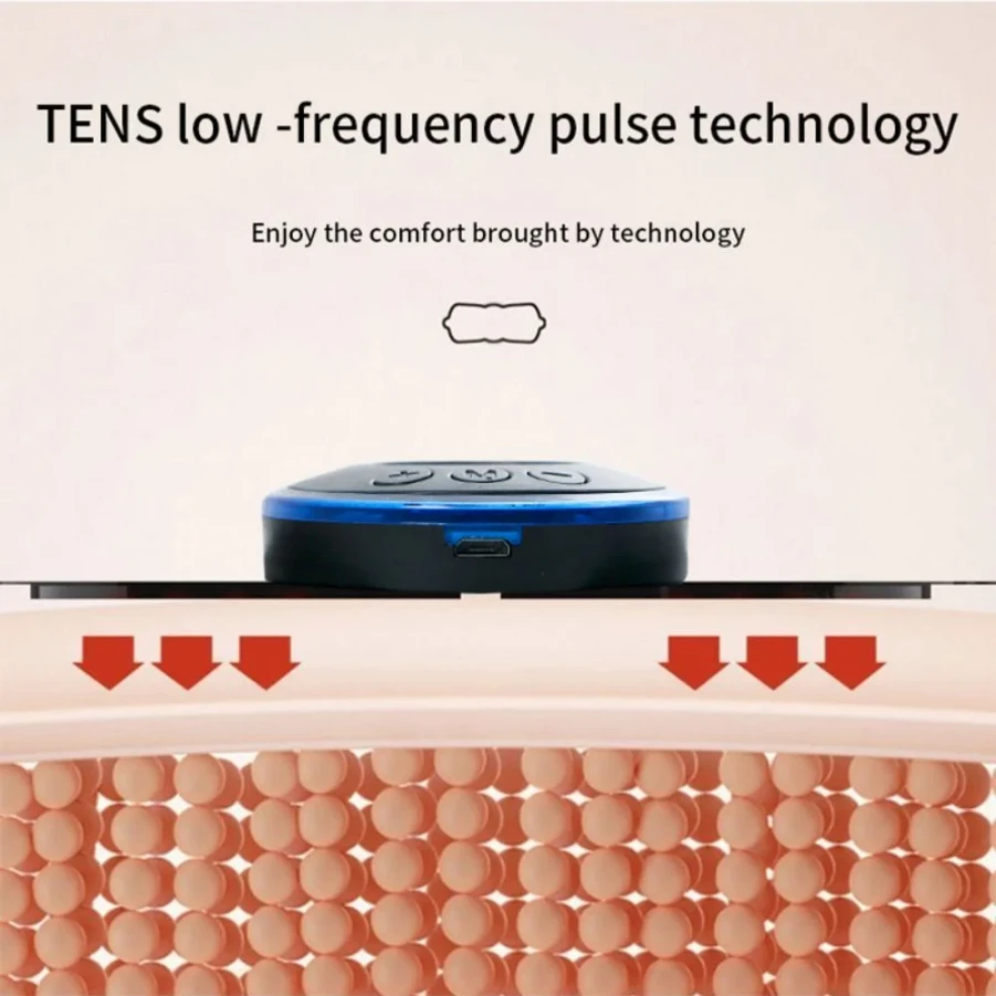 8 Modes 19 Gears Electric Pulse Neck Massager Cervical Back Muscle Pain Relief Tool Shoulder Leg Body Mini Massage Relax Cushion thumbnail 3