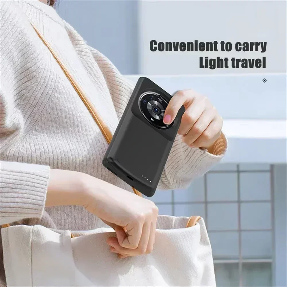 10000mah Battery Charger Case for Xiaomi Poco X6 Pro X6 Neo External Battery Power Bank Charging Cover Power Case Poco X6 Pro thumbnail 2
