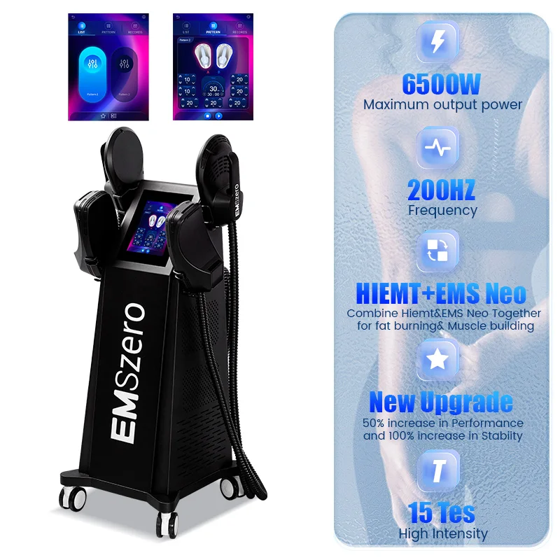 EMSZERO PRO 6500W NEO Slimming Machine EMS+EMT/RF Nova Body Sculpting EMS Pelvic Muscle Stimulator Salon thumbnail 2