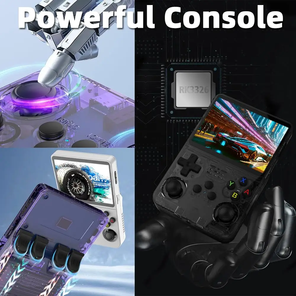 R36S Retro Game Console Handheld Video Arkos 2.0 System 3.5 Inch Single Card Portable Pocket Video Player 64GB 128GB 20000 Games thumbnail 4
