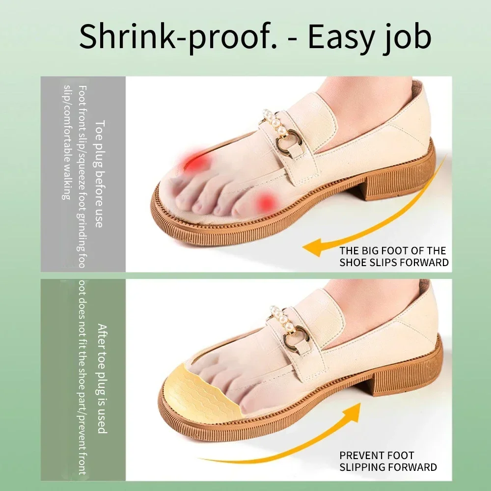 Sponge Forefoot Insert Pads Women Pain Relief High Heel Insoles Reduce Shoes Size Filler Protector Adjustment Shoe Accessories thumbnail 4