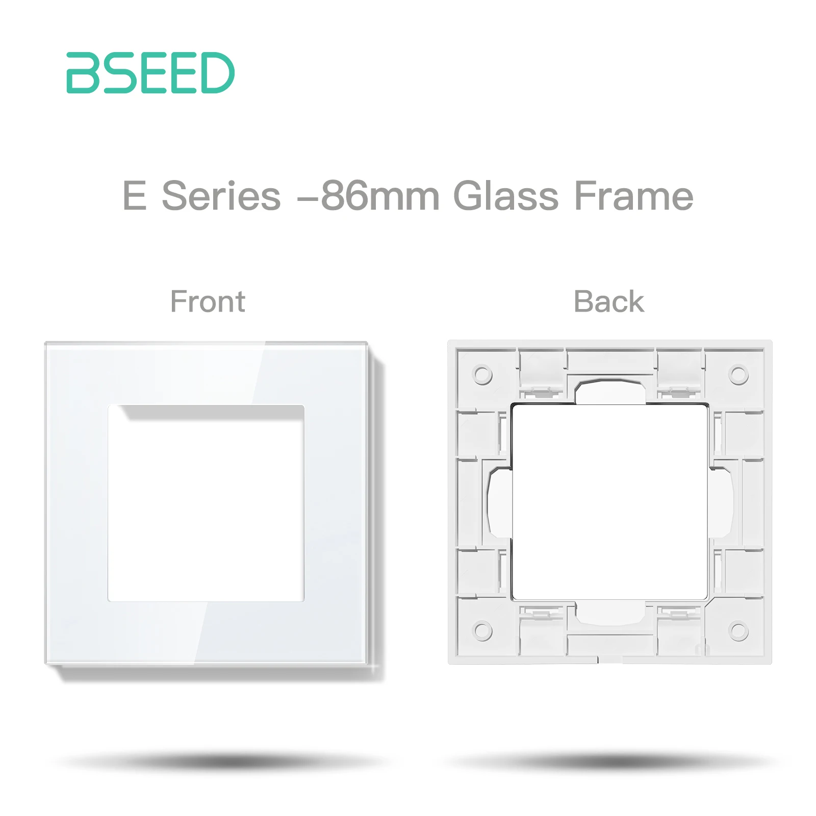 BSEED WIFI Click Switch Function Part Only Glass Frame Smart Light Switch DIY Part Smart Wifi Socket Parts Free Combination thumbnail 3