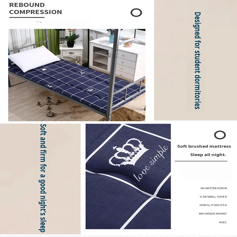 Dormitory Single Soft Mattress Floor Folding Thickened Mattress Student Mattress Tatami Mat Mattress Folding Bed Mattress thumbnail 6