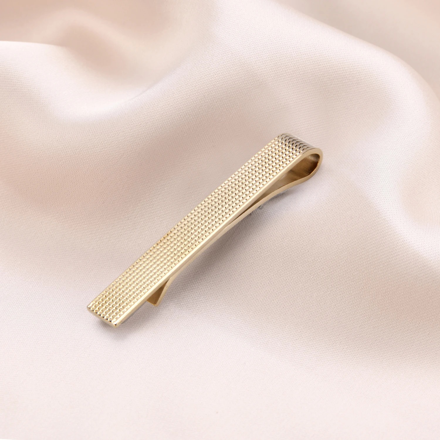 Simple Tie Clip Set Pin 5.5cm Wed Men's Tie Clip Minimalist Tie Clips And Cufflinks Necktie Metal Pins Groomsmen Gifts With Box thumbnail 3