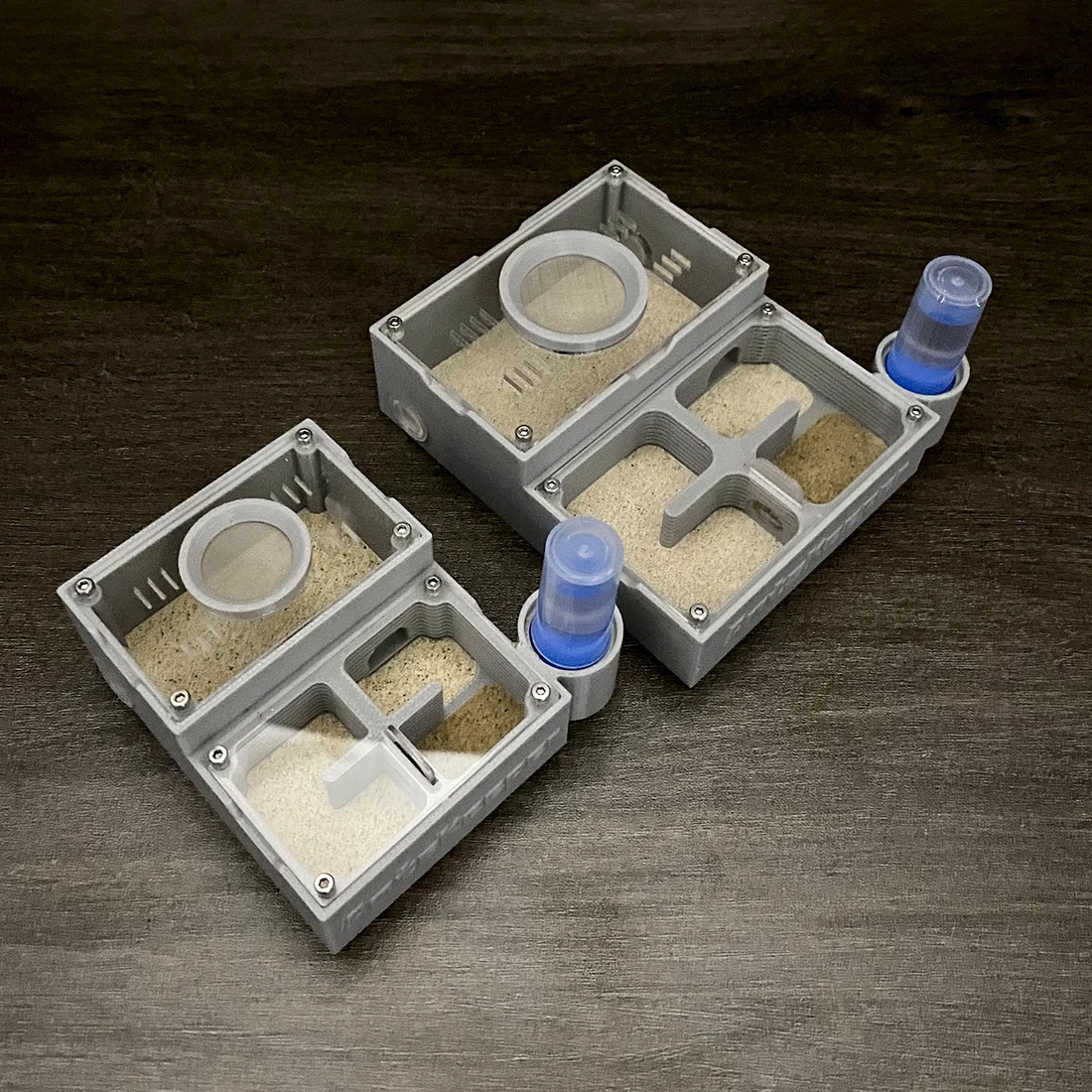 【Four Section】Flat Ant Farm with Indepedent Rooms for Ants keeper , Ant Hill House Nest for Small and Middle Ants Colony thumbnail 5