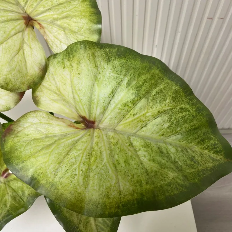Large Lotus Leaves with Roots Plant Artificial Green Home Landscape Garden Decor Simulation Plants Wedding Party Table Decor thumbnail 3