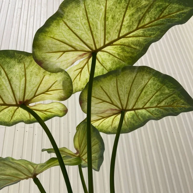 Large Lotus Leaves with Roots Plant Artificial Green Home Landscape Garden Decor Simulation Plants Wedding Party Table Decor thumbnail 4