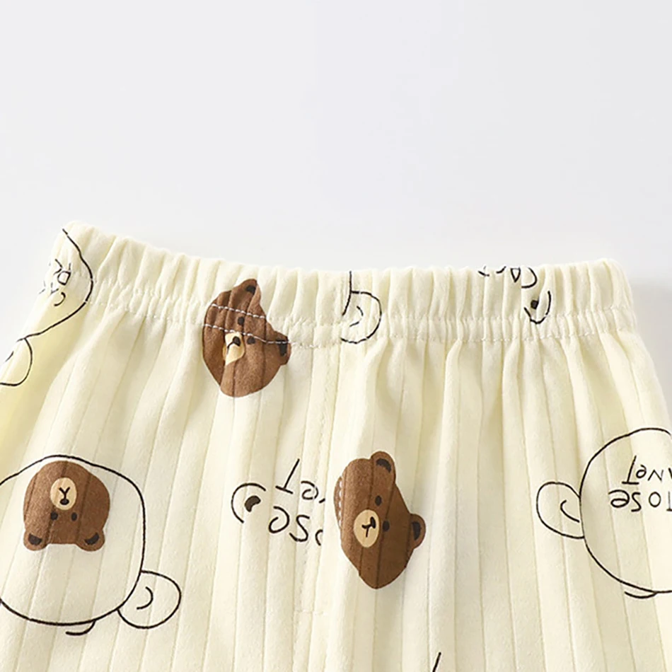 Kids Casual Autumn Long Sleeve Pajamas Set Boys and Girls Cartoon Print Home Wear Comfortable Soft Fabric Sleepwear thumbnail 3