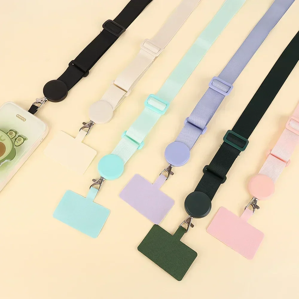 Universal Adjustable Neck Straps Multifunctional Crossbody Phone Lanyard with Tether Tab Anti-lost Anti-fall Hanging Cord Clips thumbnail 6