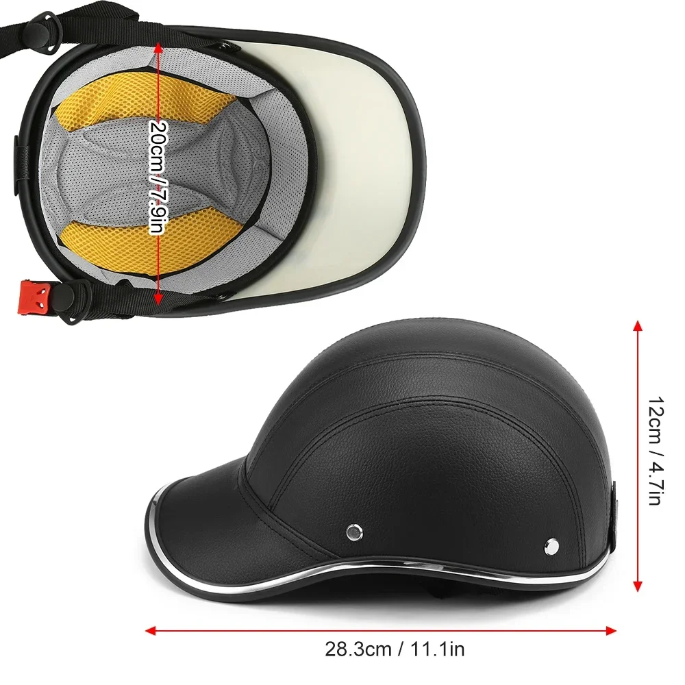 Universal Bicycle Baseball Cap Helmets Summer Safety Windproof Outdoor Neutral Simple Design Cycling Equipment Accessories thumbnail 6