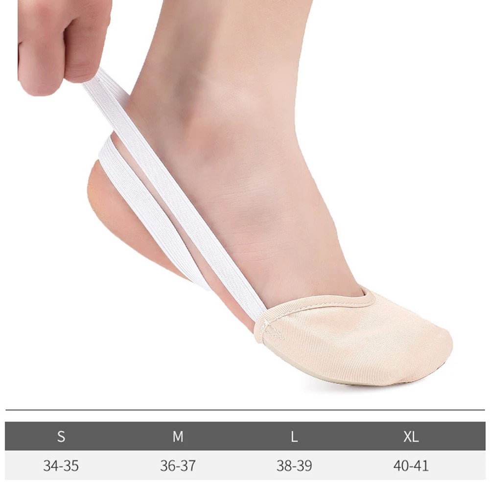 Rhythmic Gymnastics Ballet Shoes Soft Half Socks Ballroom Art Gym Socks Accessories Elastic Ballet Dance Shoes Gymnastics thumbnail 5