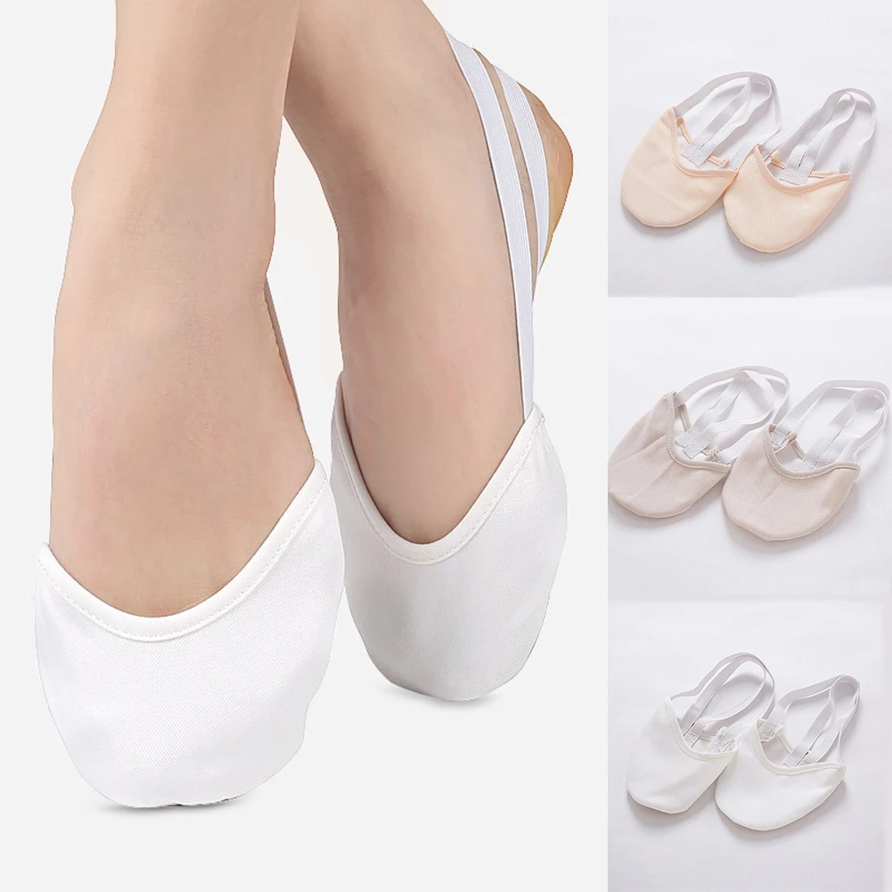 Rhythmic Gymnastics Ballet Shoes Soft Half Socks Ballroom Art Gym Socks Accessories Elastic Ballet Dance Shoes Gymnastics thumbnail 2