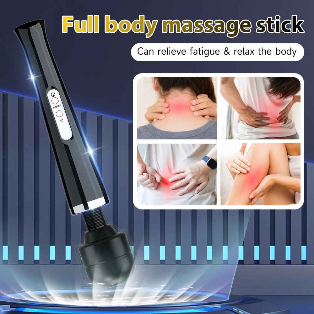 Electric Massager Powerful 10 Speed Body Relaxation Deep Tissue Muscle Relief Back Leg Neck Multifunctional Massage Equipment thumbnail 6