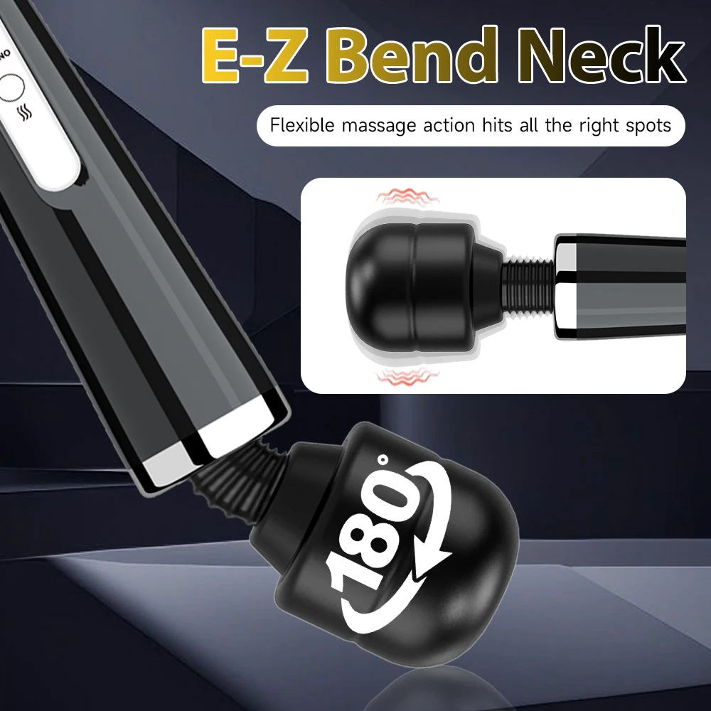 Electric Massager Powerful 10 Speed Body Relaxation Deep Tissue Muscle Relief Back Leg Neck Multifunctional Massage Equipment thumbnail 3