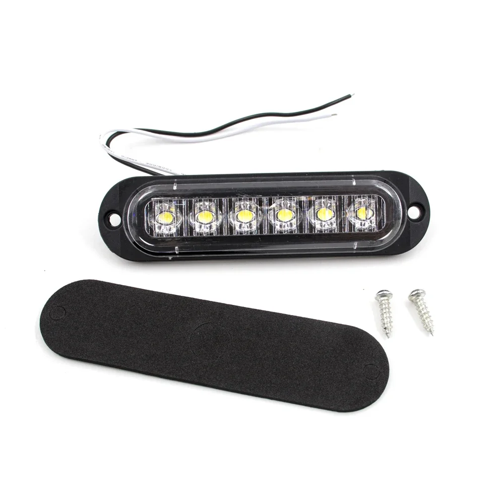 4x/6x/8x/10x 12V 24V External LED Side Marker Warning Light Clearance Lamp Turn Signal Light For Truck Trailer RV Lorry Caravan thumbnail 4