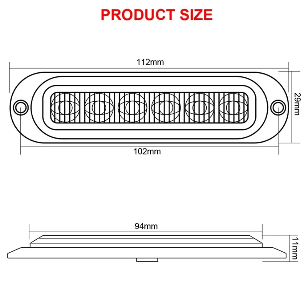 4x/6x/8x/10x 12V 24V External LED Side Marker Warning Light Clearance Lamp Turn Signal Light For Truck Trailer RV Lorry Caravan thumbnail 2