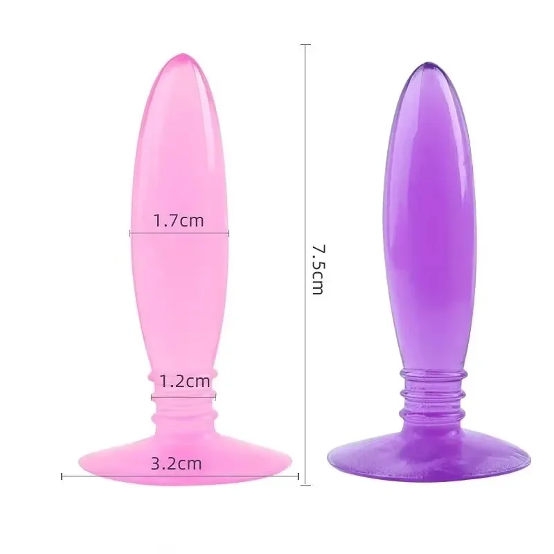 Mini Anal Plug Dilator Jelly Toys Adult Sex Toys Sex Products Gay Butt Plug for Beginner Couples Erotic Toys thumbnail 6