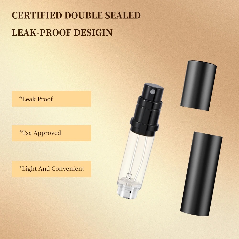 Louischanzl 5ml Mini Bottom Filling Perfume Spray Dispenser Bottles Cosmetic Refillable Spray Atomizer Portable Liquid Container thumbnail 4
