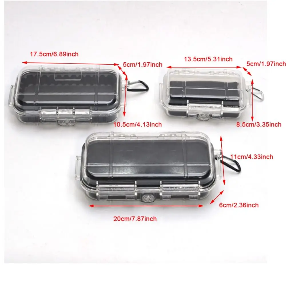 High Quality ABS Camping Box Transparent Shockproof Sealed Storage Box Professional Equipment Dry Box Waterproof Toolbox thumbnail 3