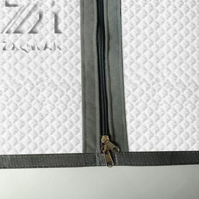 Winter thick windproof cotton curtains, self installed window sealing and insulation curtains, zipper style cold proof curtains thumbnail 4