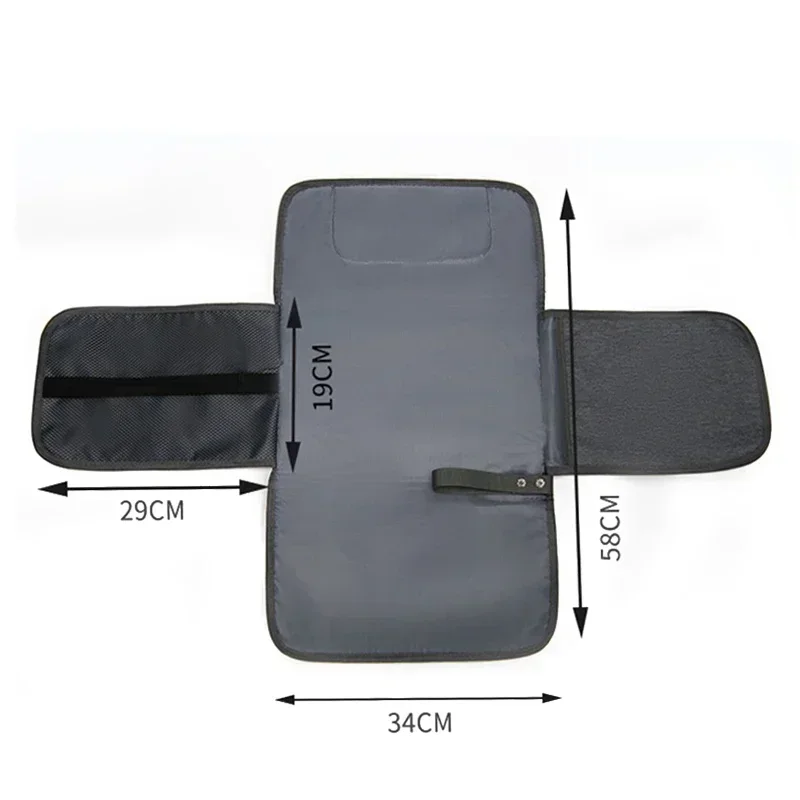 Portable Diaper Changing Pad Portable Baby Changing Pad with Pockets Waterproof Travel Diaper Changing Station Kit Baby Gift Hot thumbnail 5
