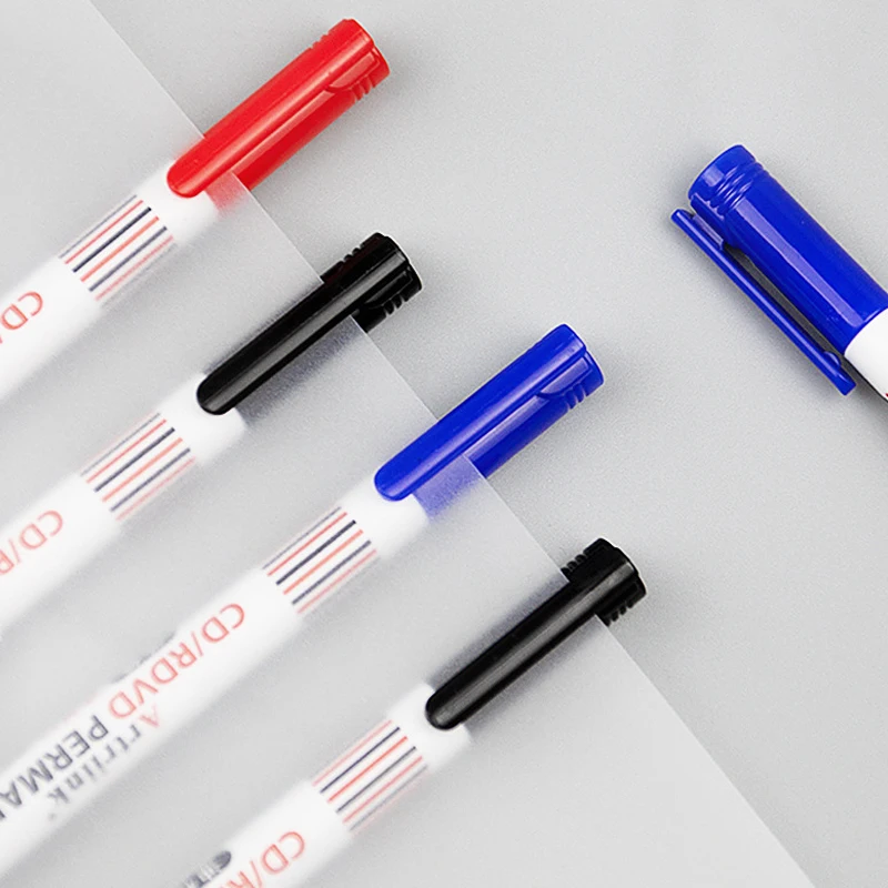 3Pcs Oil-Based Markers Pen Quick-Drying Non-Erasable for CD Glass Courier Box Metal Graffiti Painting thumbnail 4