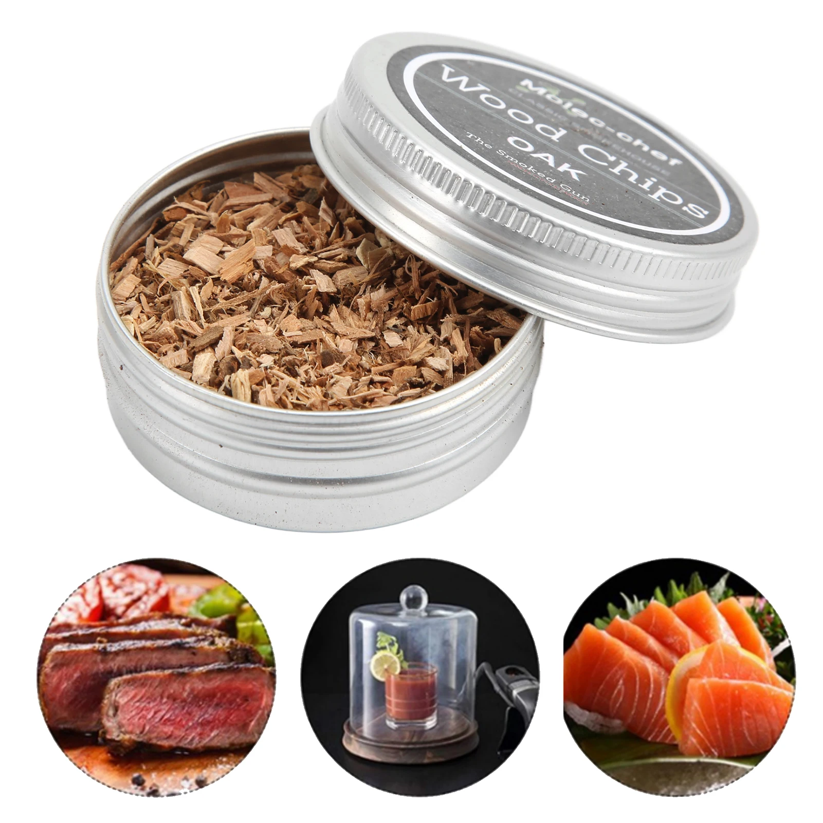 Cocktail Smoker Kit Whiskey Wood Smoking Chips Whiskey Wood Smoking Chip Cocktail Smoker Kit Smoker Chips for Smoked Drinks thumbnail 3