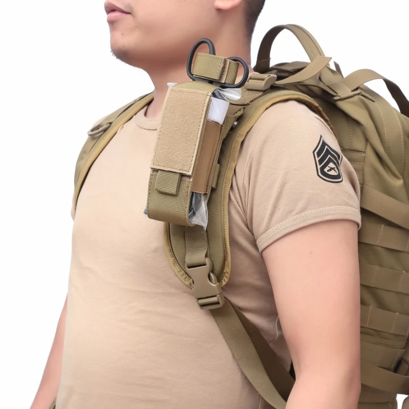 Tactical Cat First Aid Nylon Tourniquet Pouch Single Pistol Mag Bag Case Outdoor Hunting Knife Holster Medical Scissor Packs thumbnail 6
