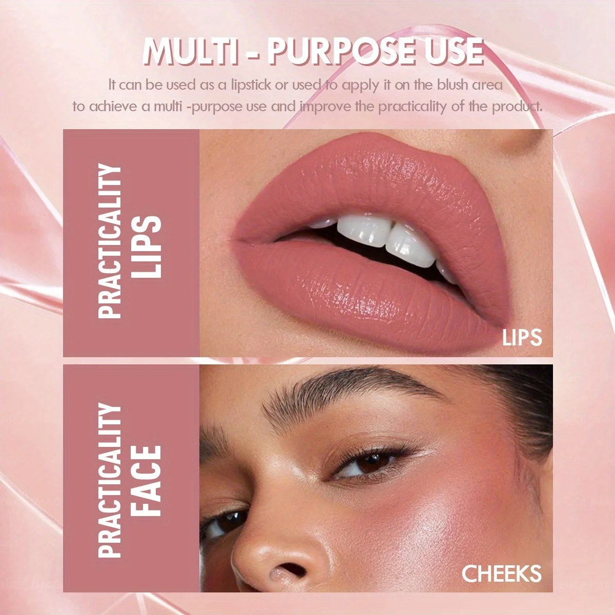 Brighten Lip Lipstick Moisturizing Water Light Solid Lip Gloss Glass Tea Russet Lip Glaze Tint Makeup Cosmetics Beauty thumbnail 5