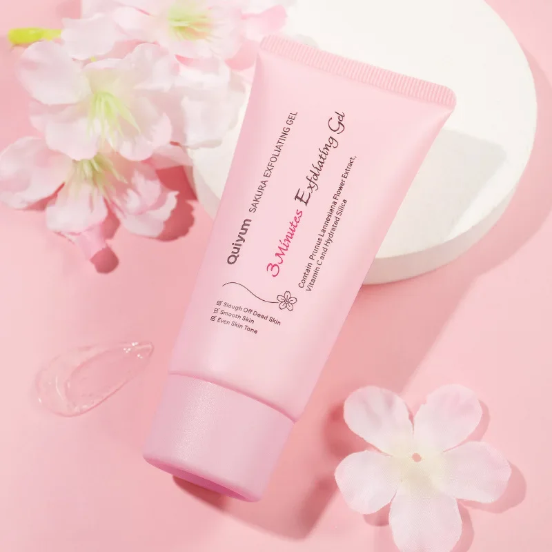 Sakura Exfoliating Peeling Gel Facial Scrub Moisturizing  Nourishing Repair Scrubs Face Cream Beauty Skin Care30g/50g thumbnail 6