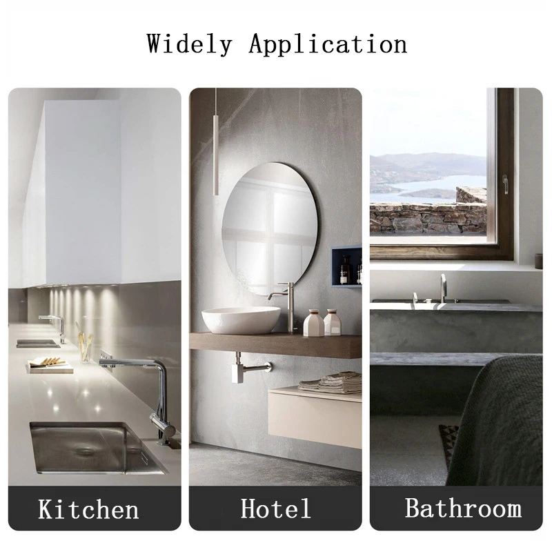 1PC Faucet Plate Hole Tap Cover Deck Plate Stainless Steel Bathroom Kitchen Sink For Most Single Hole Faucet thumbnail 5