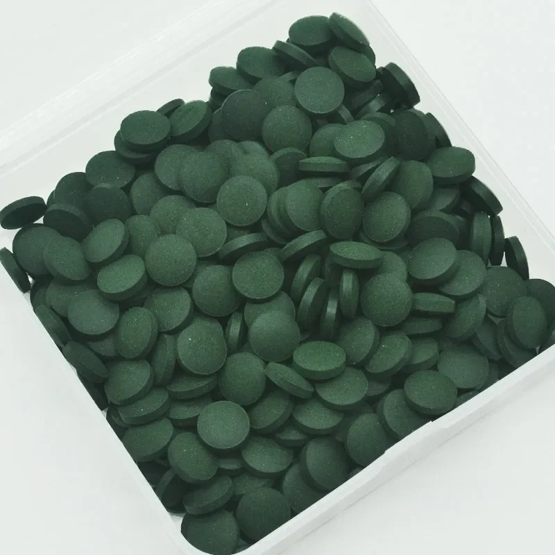 100pcs High Purity Spirulina Tablets Spiral Seaweed Enrichment Favorite Pets Food Fish Crystal Red Shrimp Fish Food Aquarium thumbnail 6