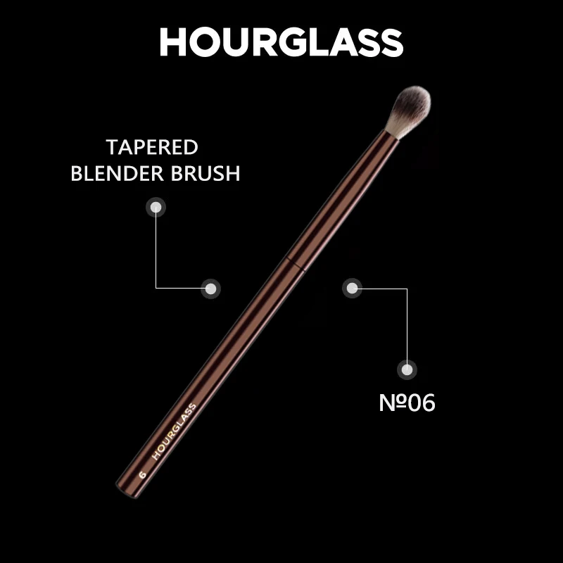 Hourglass Makeup Brush- No.6 Tapered Blender Brush Soft and Skin-friendly Fiber Hair Fashion Design Single Eye Brush thumbnail 3