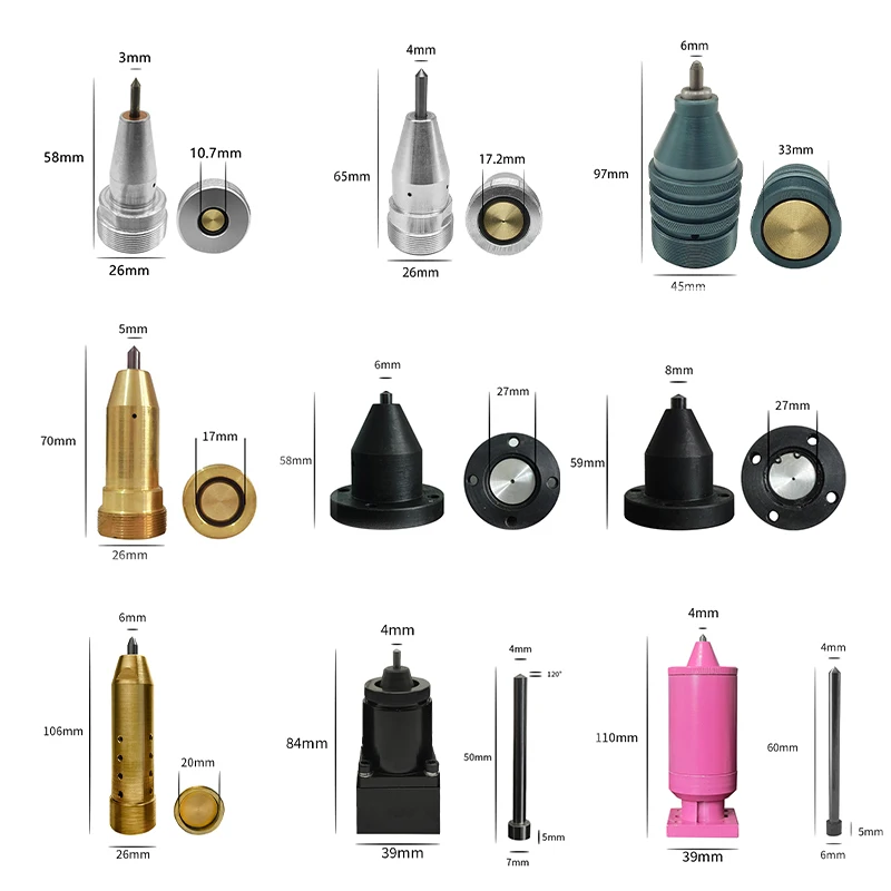 Zixu 3mm 4mm 6mm 8mm 12mm Dot Peen Marking Machine Consumable Pneumatic Electric Engraving Scribe Needle Stylus Pen Carving Pin thumbnail 2