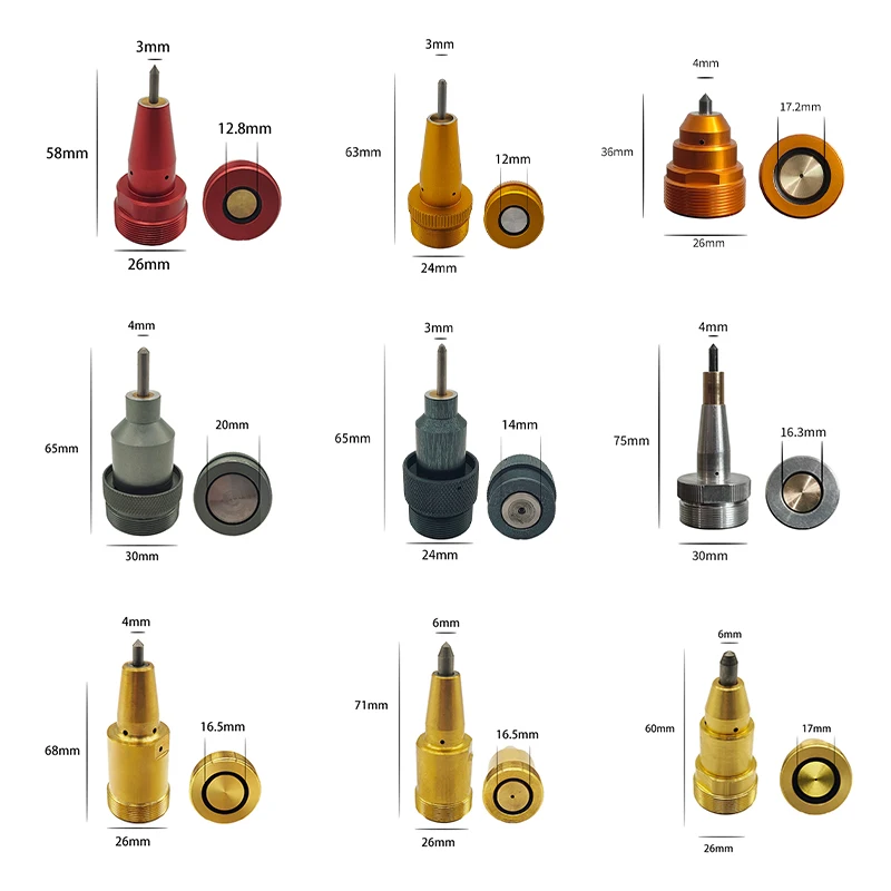Zixu 3mm 4mm 6mm 8mm 12mm Dot Peen Marking Machine Consumable Pneumatic Electric Engraving Scribe Needle Stylus Pen Carving Pin thumbnail 6