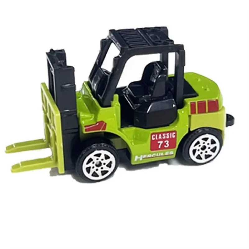 New Remote Control Engineering Vehicle Crawler 6Pcs/Set Alloy Tractor Excavator Truck 1:64 Mini Car For Boys Kids Toy Gifts thumbnail 6