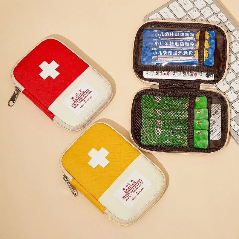 First Aid Kit Organizer Travel Supplies Cute Medical Emergency Pouch Portable Medicine Bag Household Medicine Pill Storage Bag thumbnail 5